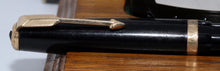 Load image into Gallery viewer, Z-Parker Duofold Maxima - Black with No.50 14ct Gold Nib - (P1022)