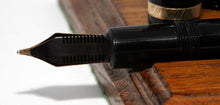 Load image into Gallery viewer, Z-Parker Duofold Maxima - Black with No.50 14ct Gold Nib - (P1022)