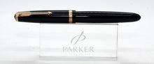 Load image into Gallery viewer, Z-Parker Duofold Demi - Black with No.25 14ct Gold Nib - P1067