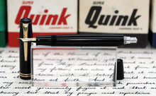 Load image into Gallery viewer, Z-Parker Victory Mk IV - Black Trim with "N" 14ct Gold Nib (P1000)