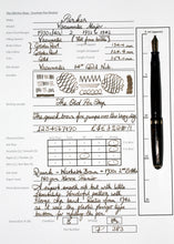 Load image into Gallery viewer, Z-Parker Vacumatic - Golden Brown (Blue Diamond) with 14ct Gold Nib - (P383)