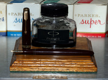 Load image into Gallery viewer, Z-Parker Duofold AF French - Terracotta Red with French 18ct Gold Nib - (P512)