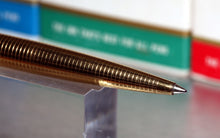 Load image into Gallery viewer, Z-Parker 75 Ball Point - Gold Cisele Cross Hatch with Std Parker Refill - (P627a)
