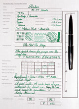 Load image into Gallery viewer, Z-Parker 45 Schools - Green CT with "B" Steel Nib - (P673)
