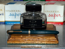 Load image into Gallery viewer, Z-Parker Duofold Demi - Green with No.25 14ct Gold Nib - (P812)