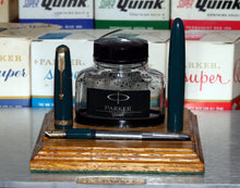 Load image into Gallery viewer, Z-Parker Duofold Demi - Green with No.25 14ct Gold Nib - (P812)