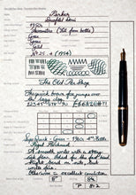 Load image into Gallery viewer, Z-Parker Duofold Demi - Green with No.25 14ct Gold Nib - (P812)