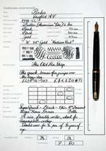 Load image into Gallery viewer, Z-Parker Duofold AF - Black with "N" 14ct Gold Nib - (P813)