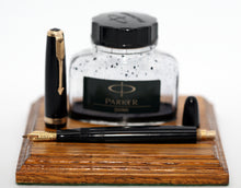Load image into Gallery viewer, Z-Parker Duofold AF - Black with Duofold "N" 14ct Gold BROAD Nib (P825)