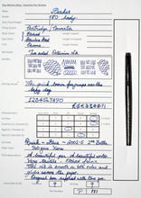 Load image into Gallery viewer, Z-Parker 180 - Lady Etched Flighter CT with 2 Sided Octanium Nib - (P858)