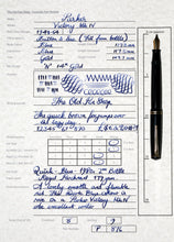 Load image into Gallery viewer, Z-Parker Victory Mk IV - Rare Dark Blue with "N" 14ct Gold Nib - (P876)