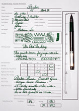 Load image into Gallery viewer, Z-Parker 25 Mk II - Green Trim with Medium Point Nib - (P881)