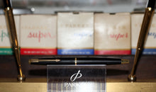Load image into Gallery viewer, Z-Parker 45 - Black Coronet with "M" 14ct Gold Nib - (P886)