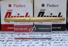 Load image into Gallery viewer, Z-Parker 75 - Gold Grain d'Orge 20u with 14ct Gold "M" Point Nib (P901)