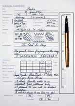 Load image into Gallery viewer, Z-Parker 75 - Gold Grain d'Orge 20u with 14ct Gold "M" Point Nib (P901)