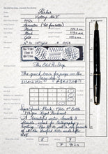 Load image into Gallery viewer, Z-Parker Victory Mk V - Black with No.10 14ct Gold Nib - (P912a)