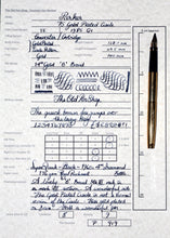 Load image into Gallery viewer, Z-Parker 75 - Gold Cisele Cross Hatch with "B" 14ct Gold Nib - (P919)