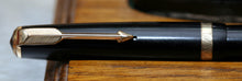 Load image into Gallery viewer, Z-Parker Duofold Maxima - Black with No.50 14ct Gold Nib - (P946)