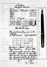 Load image into Gallery viewer, Z-Parker Duofold Maxima - Black with No.50 14ct Gold Nib - (P946)