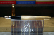 Load image into Gallery viewer, Z-Parker 75 - Milleraies Gold Plated with "M" Medium Point 14ct Gold Nib - (P950)