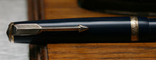 Load image into Gallery viewer, Z-Parker Duofold Maxima - Blue with No.50 14ct Gold Nib - (P957)