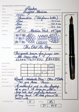 Load image into Gallery viewer, Z-Parker Duofold Maxima - Blue with No.50 14ct Gold Nib - (P957)