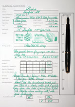 Load image into Gallery viewer, Z-Parker Duofold AF - Olive Green with Duofold "N" 14ct Gold Nib - (P958)