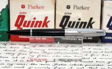 Load image into Gallery viewer, Z-Parker 51 - Black & Lustraloy with Fine Point 14ct Gold Tubular Nib (P969e)