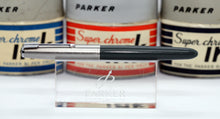 Load image into Gallery viewer, Z-Parker 51 - Grey & Lustraloy with Medium Point 14ct Gold Tubular Nib (P969h)