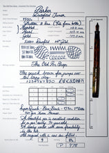Load image into Gallery viewer, Z-Parker Duofold Early Junior Pearl with 052880 Duofold 14ct Gold Nib (P978)
