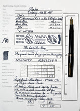 Load image into Gallery viewer, Z-Parker Victory Mk III - Dark Blue with "N" 14ct Gold Nib (P987)