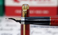 Load image into Gallery viewer, Z-Parker 75 - Red Jasper Quartz Laque with 14ct Gold "M" Point Nib  (P992)