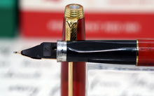 Load image into Gallery viewer, Z-Parker 75 - Red Jasper Quartz Laque with 14ct Gold "M" Point Nib  (P992)