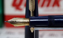Load image into Gallery viewer, Z-Parker Duofold Maxima - Blue with No.50 14ct Gold Nib (P994)