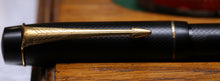 Load image into Gallery viewer, Z-Stephens 106 - Black Herringbone with 14ct Gold Nib - (S106)