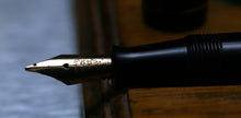 Load image into Gallery viewer, Z-Stephens 106 - Black Herringbone with 14ct Gold Nib - (S106)