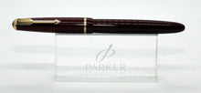 Load image into Gallery viewer, Parker Duofold Junior-Red with No.10 14ct Gold Nib (1959)-P1132c
