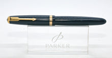 Load image into Gallery viewer, Parker Duofold Demi-Blue with No.25 14ct Gold Nib-P1150
