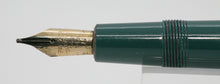 Load image into Gallery viewer, Parker Duofold Demi-Green with Duofold "N" 14ct Gold Nib-P1136

