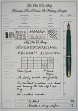 Load image into Gallery viewer, Parker Duofold Demi-Green with Duofold "N" 14ct Gold Nib-P1136
