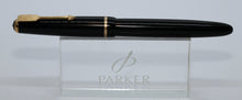 Load image into Gallery viewer, Parker Duofold Junior-Black with No.10 14ct Gold Nib (1950s)-P1132d
