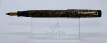 Load image into Gallery viewer, Parker Victory Mk I -Striated Green with "N" 14ct Gold Nib-P1207c
