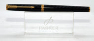 Z-Parker 75 Premier - Black with 18ct Gold Nib - MOR - P1088