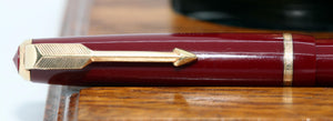 Parker Duofold Junior - Red with No.10 14ct Gold Nib - P1085j