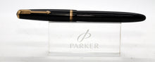 Load image into Gallery viewer, Parker Duofold Maxima - Black with No.50 14ct Gold Nib - P1083
