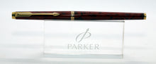 Load image into Gallery viewer, Parker 180 - Red Jasper Quartz with F/B Gold Triangular 2-Sided Nib - P0940
