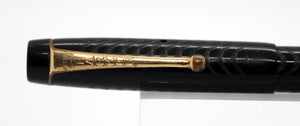 Parker BHCR Fountain Pen - Herringbone Black with 14ct Gold Canada 2 Nib - P1090