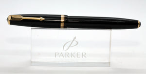 Parker Duofold NS - Black with Duofold "N" 14ct Gold Nib - P1019