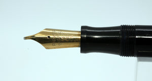 Parker Duofold NS - Black with Duofold "N" 14ct Gold Nib - P1019