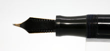 Load image into Gallery viewer, Parker Duofold NS - Black with Duofold &quot;N&quot; 14ct Gold Nib - P1019
